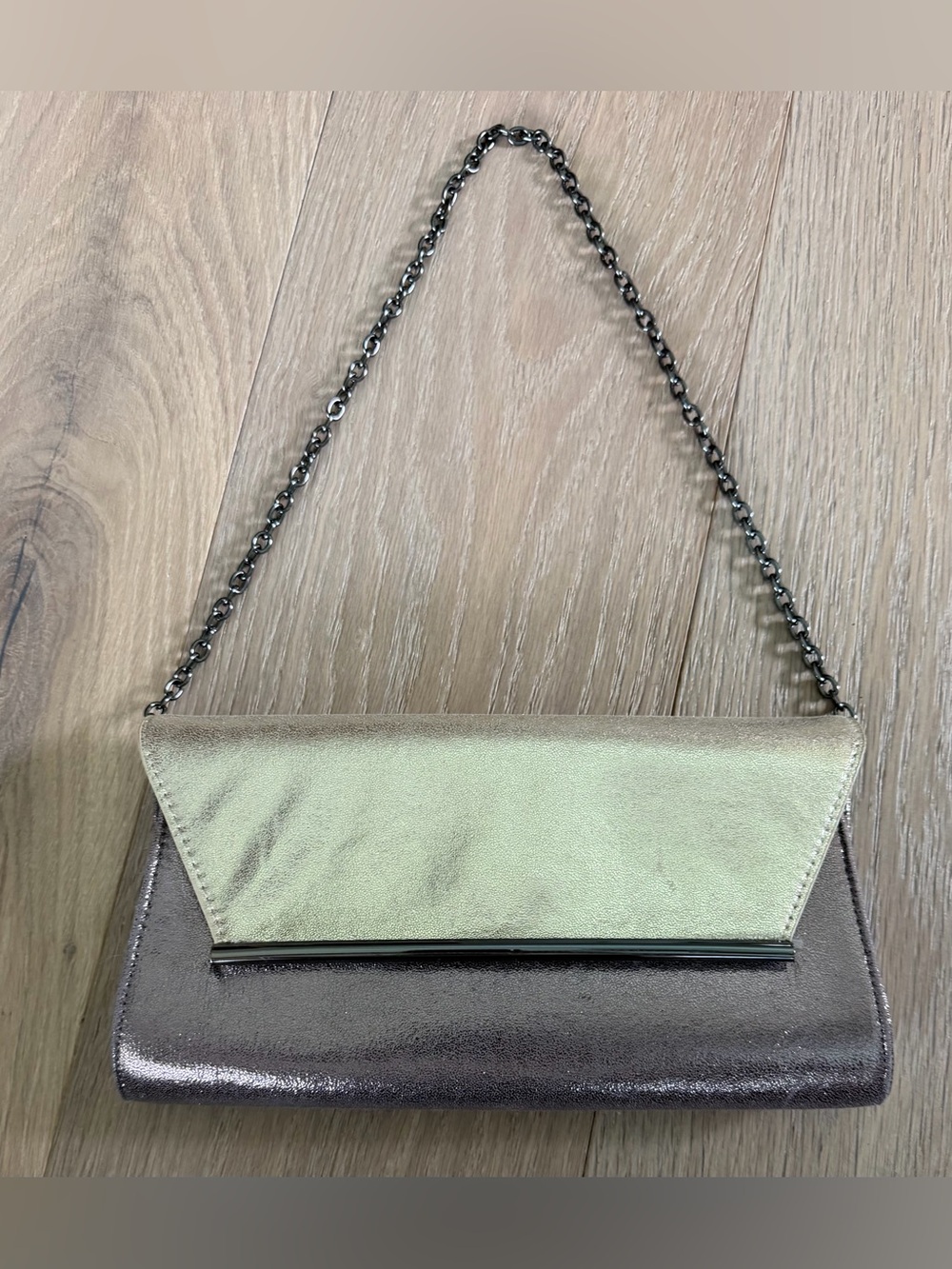 Kate Landry Metallic Evening Bag